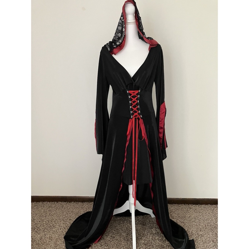 California Costumes Hooded Gothic Vamp Cosplay Robe Adult Size Large